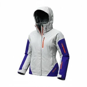 Marmot Tamarack Component Women’s S MemBrain Waterproof Ski Jacket Gray Purple